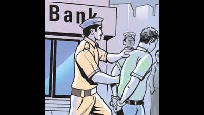 4 held for looting, burning ATM