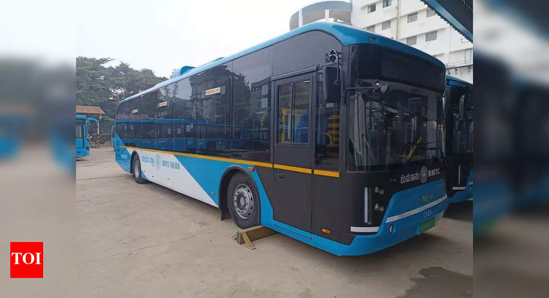 Bengaluru bus utility starts trial run of AC electric buses with five ...