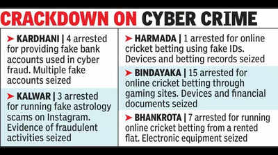 30 arrested in city for online scams in astrology, betting