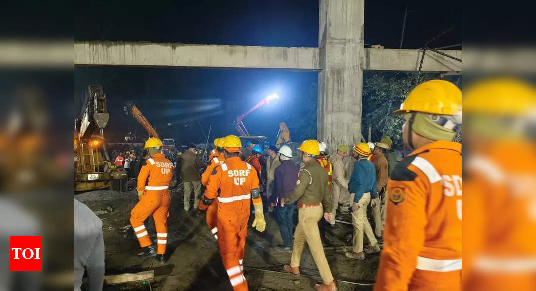 Kannauj station shuttering collapse injures 23 workers