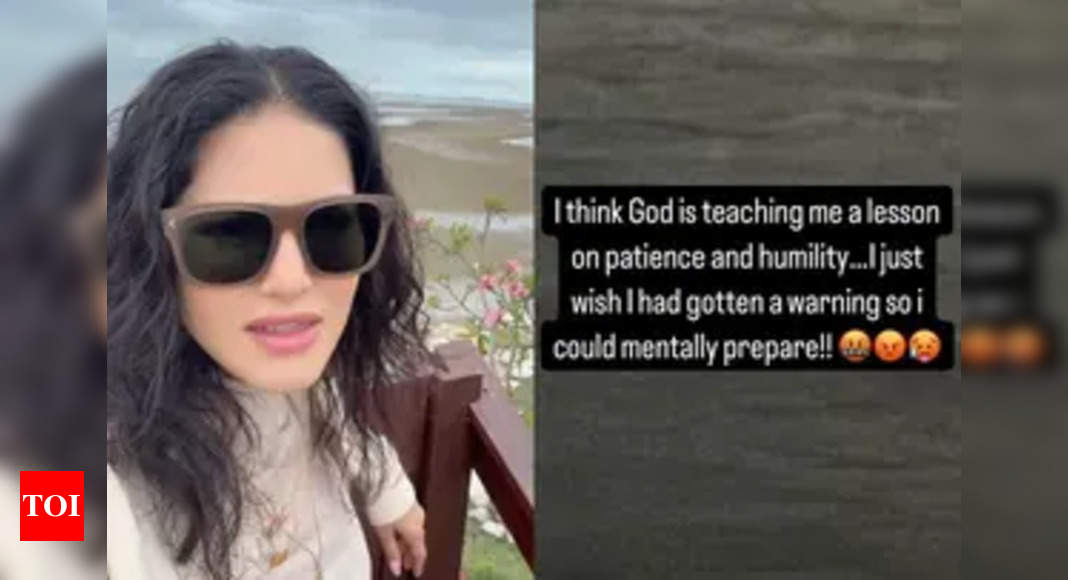 Sunny Leone thinks God is teaching her a lesson on patience, humility