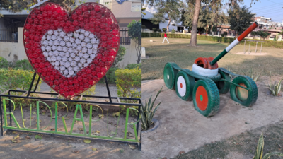 Rudrapur moves towards eco-friendly urbanism: Waste transformed into wonders at Vivekanand Park