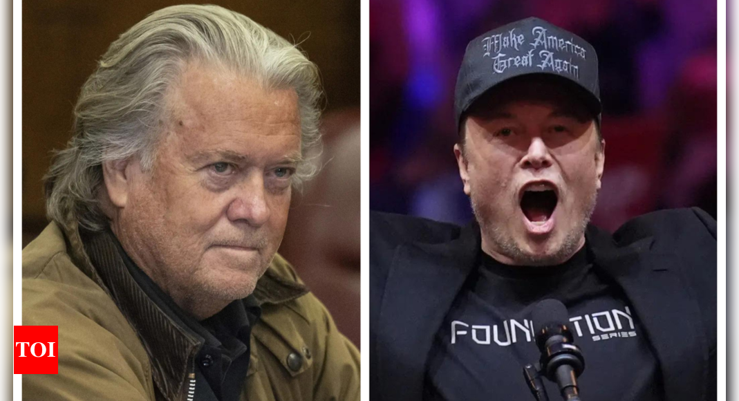 Steve Bannon says he will have ‘Elon Musk run out of here by Jan 20’: ‘I will take this guy down’ – Times of India