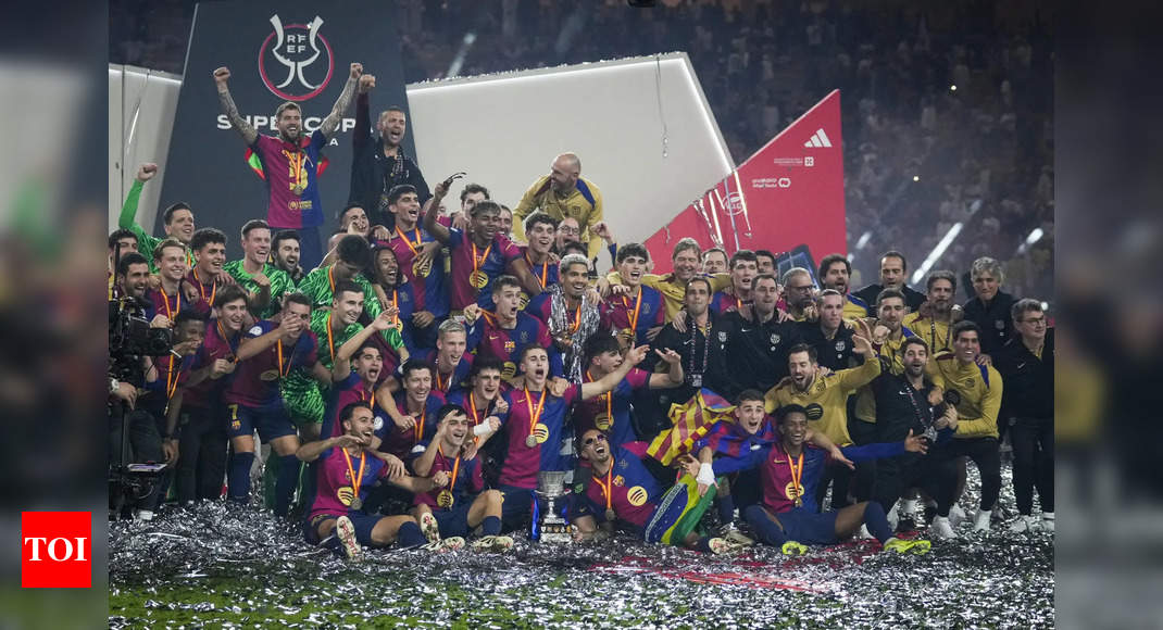 Barca rout Real to claim a record 15th Spanish Super Cup title