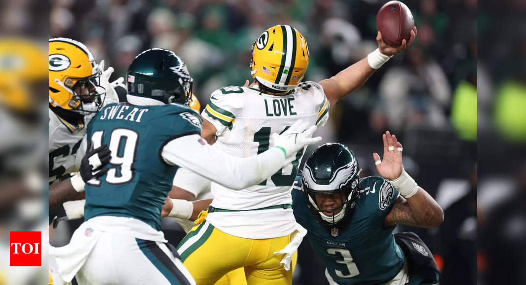 NFL Playoffs Live Updates Eagles vs Packers: Eagles extend 2nd half lead