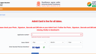 UGC NET December 2024 admit card for all exams released at ugcnet.nta.ac.in: Check direct link here – Times of India