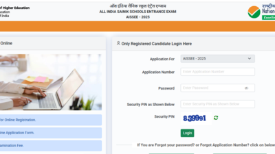 AISSEE 2025: Sainik School entrance exam registration for class 6 and 9 ends today, check direct link here – Times of India