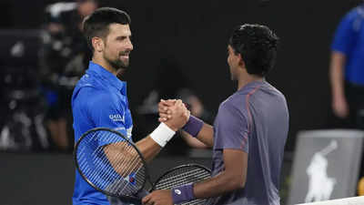 Australian Open: Novak Djokovic lauds 'complete player' Nishesh Basavareddy after surviving first round scare