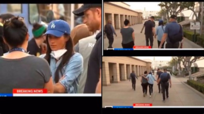 Did Meghan Markle hug her own staff at the Los Angeles evacuation center? The truth behind a viral claim