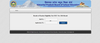 HP TET November 2024 result released at hpbose.org: Direct link to download scorecards here | – Times of India