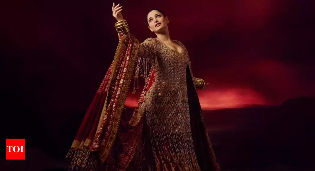 Tamannah Bhatia proves the feminine grace of ‘Sehra’ in Abu Jani Sandeep Khosla’s maximalist notes