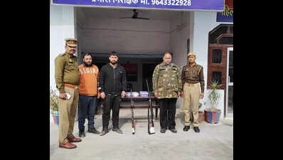 Trio uses kin’s gun licence to work as armed guards, held | Noida News ...