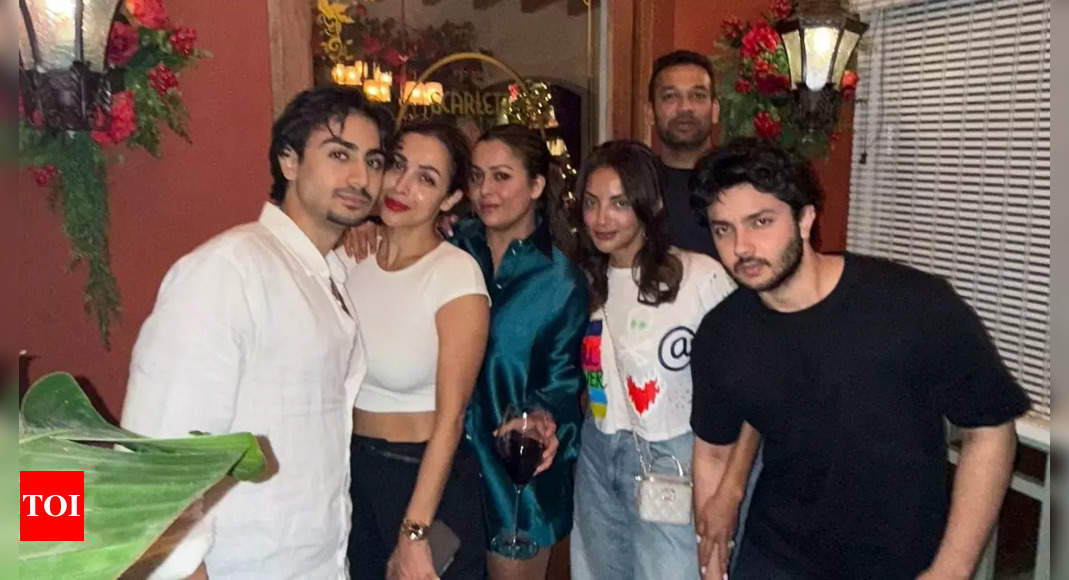 Malaika Arora and Seema Sajdeh share a fun outing with their sons Arhaan Khan and Nirvaan Khan