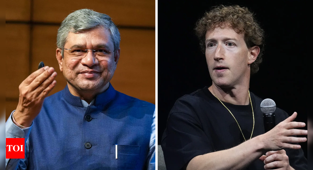 Union minister Ashwini Vaishnaw fact-checks Meta chief Mark Zuckerberg on 2024 polls