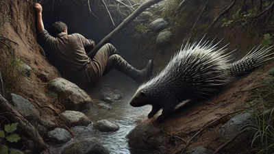 UP man tries to catch porcupine, gets stuck inside burrow & dies