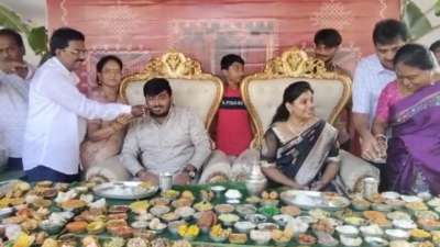 Yanam businessman in Andhra Pradesh hosts unforgettable Sankranthi feast with 465 dishes