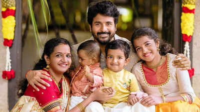 Sivakarthikeyan reveals his younger son's first picture as he celebrates Pongal with family