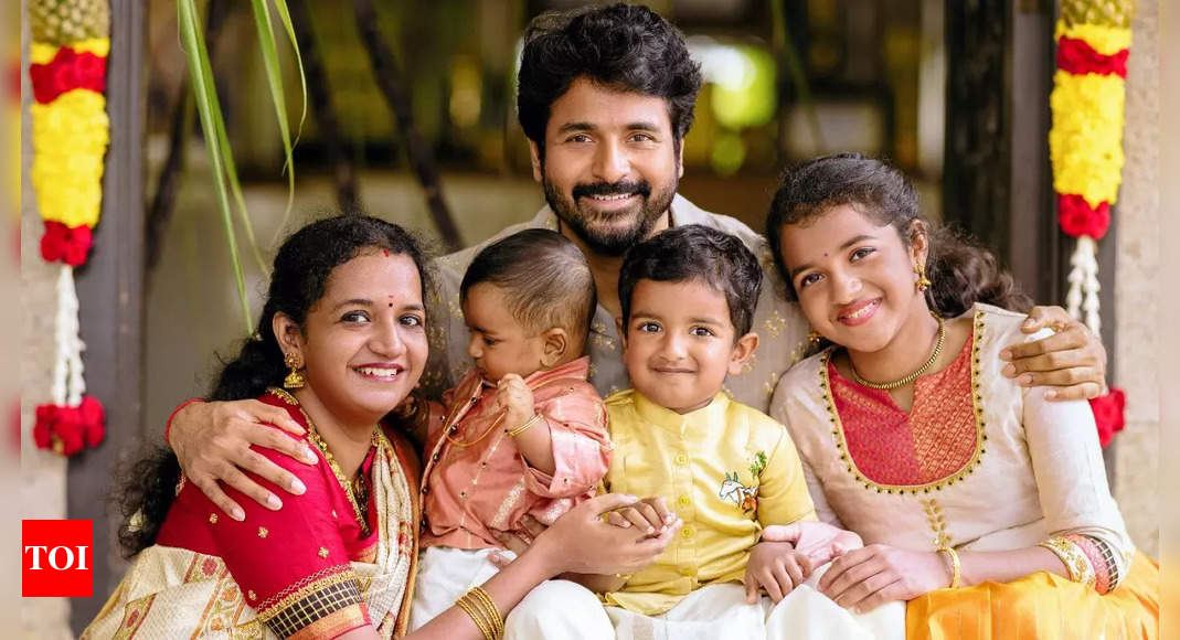 Sivakarthikeyan reveals his younger son's first picture as he celebrates Pongal with family