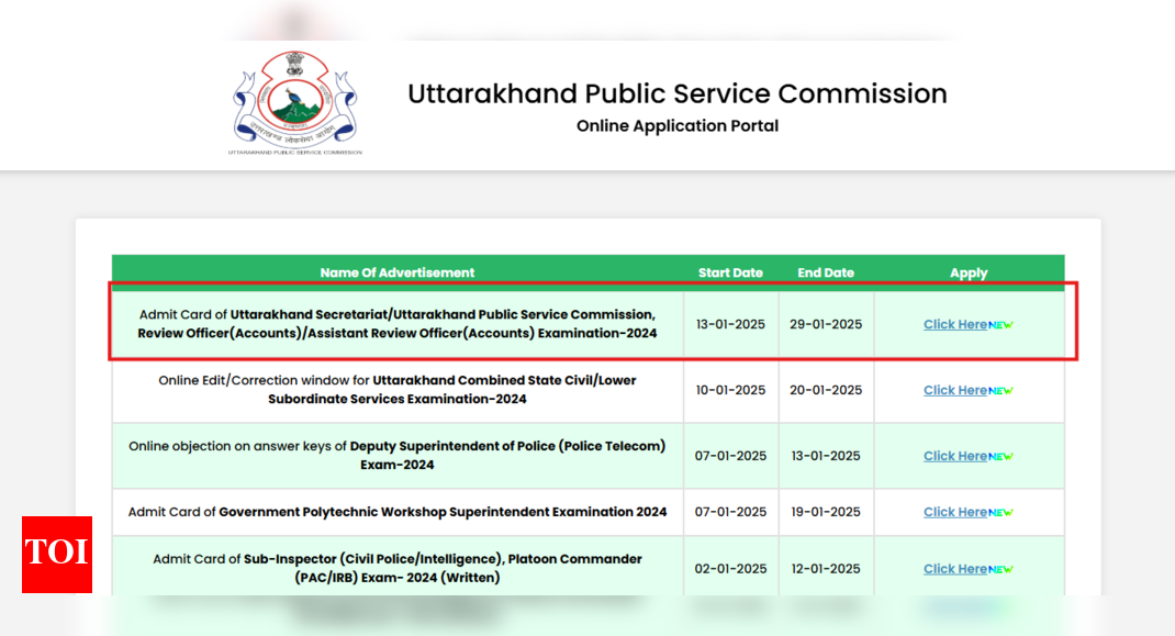 UKPSC RO/ARO prelims exam 2024 postponed, admit cards released: Check detailed schedule and link to download hall tickets
