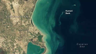 NASA satellites capture mysterious ‘ghost island’ in Caspian Sea before it vanishes