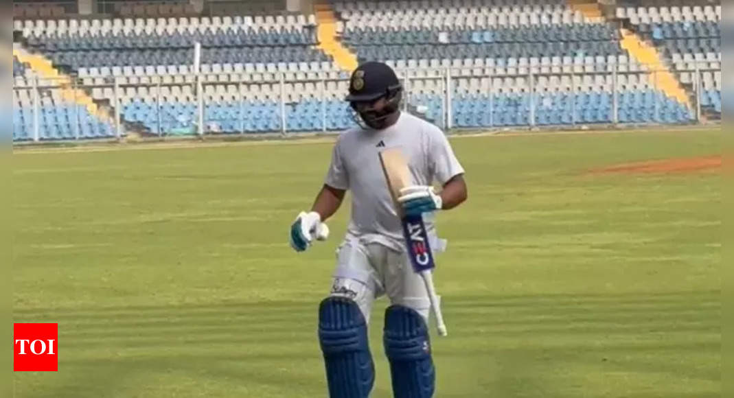 Rohit Sharma joins Mumbai Ranji Trophy squad for training at Wankhede | Cricket News – Times of India