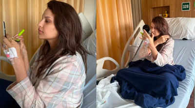 Bigg Boss 13 fame Himanshi Khurana concerns fans as she shares a picture from the hospital; see post