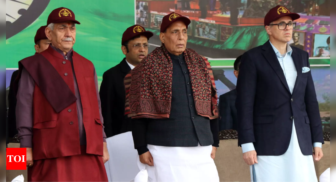 Day after PM Modi, Rajnath Singh rains plaudits on Omar Abdullah