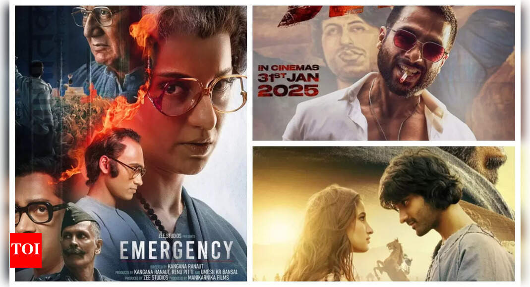 Bollywood in January 2025: From ‘Emergency’ to ‘Deva’ Bollywood’s upcoming movies in this month offer action, thrill and more |