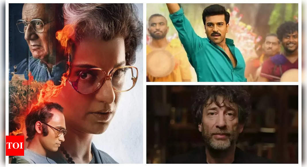 Entertainment News Live Updates: ‘Game Changer crosses Rs.100 crore mark, Kangana Ranaut’s ‘Emergency’ faces a ban in Bangladesh, Neil Gaiman denies sexual abuse allegations  – The Times of India