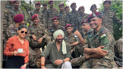 Sunny Deol celebrates Army Day with soldiers, honoring their courage and sacrifice