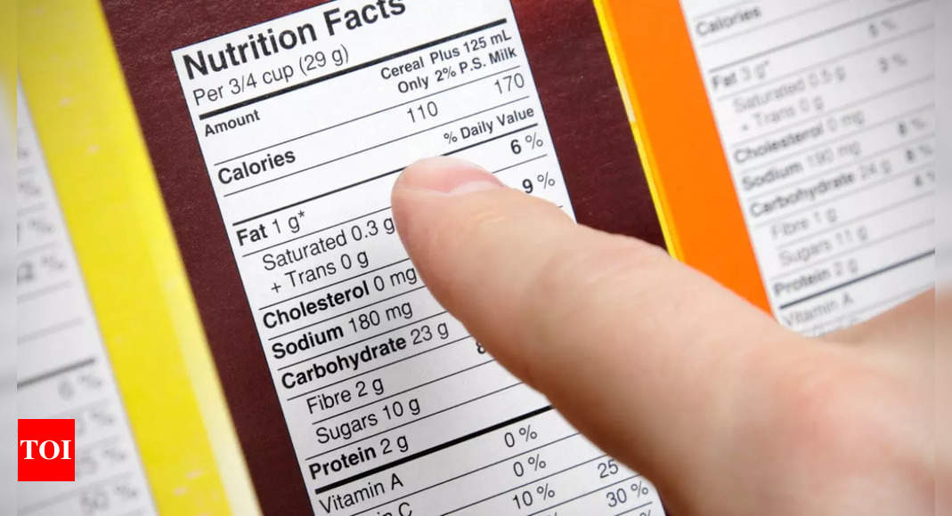 FDA proposes to put nutrition labels on the front of food packages