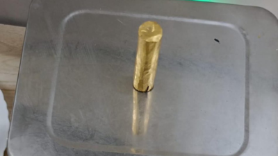 Customs department at Delhi airport seize 257 grams of gold hidden in screwdriver