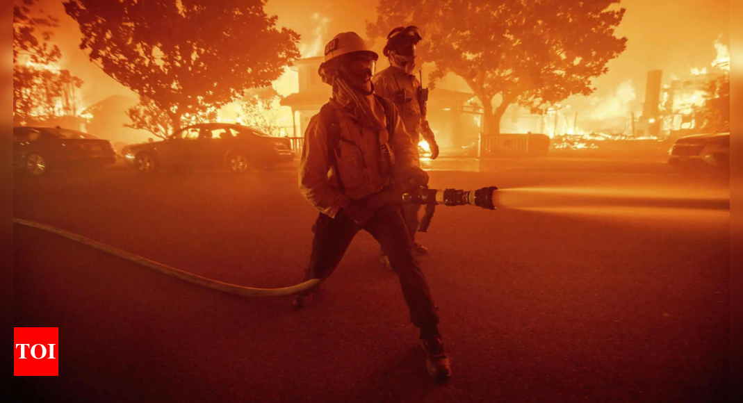 Did Los Angeles officials fail to act in time? 1,000 firefighters held back until blaze went out of control, say reports