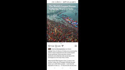 Festival of festivals': How world media sees Maha Kumbh | Lucknow ...
