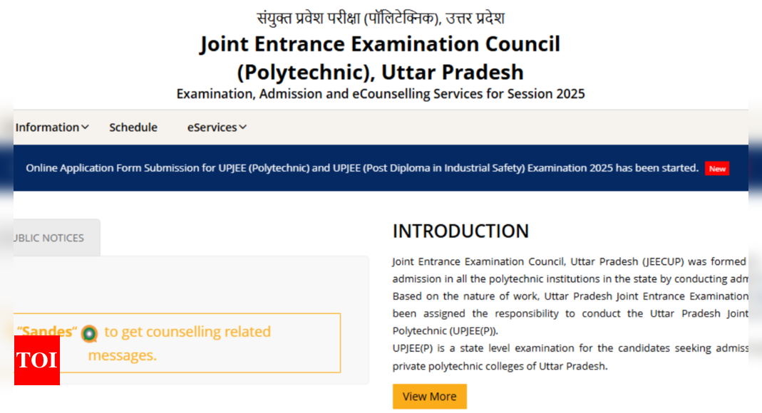 JEECUP 2025 registration begins: Check direct link here 