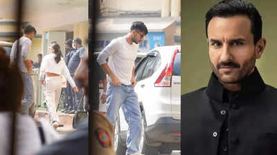 Sara Ali Khan, Ibrahim Ali Khan arrive to see father Saif Ali Khan as he gets stabbed and undergoes surgery at Lilavati hospital - WATCH VIDEO