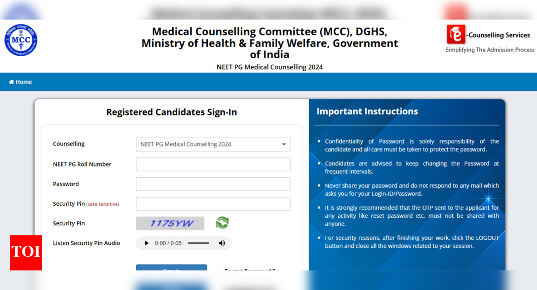 NEET PG 2024 counselling round 3 schedule revised: Check important dates here