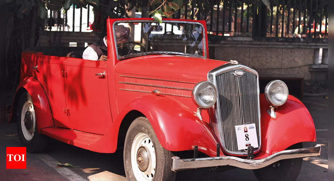 Vintage beauties wheels on city roads!