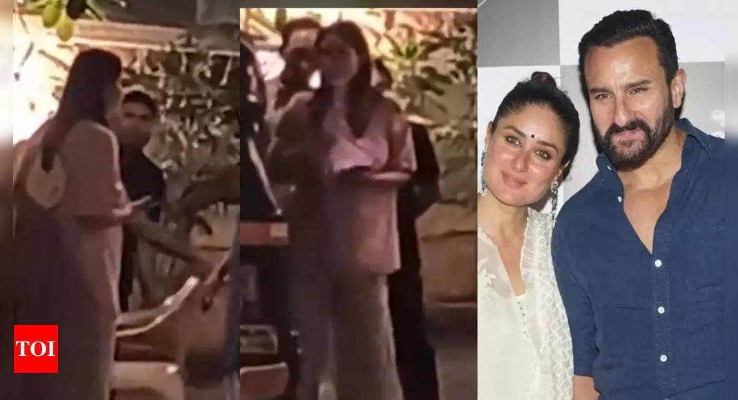 Kareena Kapoor Khan's VIDEO from their building post attack on Saif Ali Khan goes viral as she talks to the staff in her house - See inside