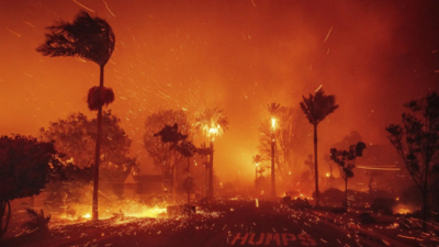 Los Angeles wildfires death toll rises to 25; fire tornadoes pose threat: Top developments