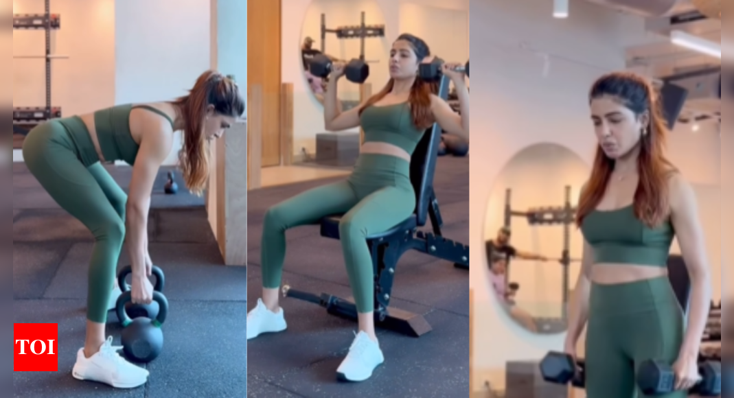 Samantha Ruth Prabhu shares an inspiring workout video; motivates followers as she hits the gym