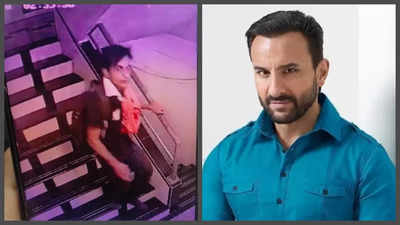 FIRST photo of Saif Ali Khan's attacker released; leaked CCTV footage shows suspect fleeing building through stairs