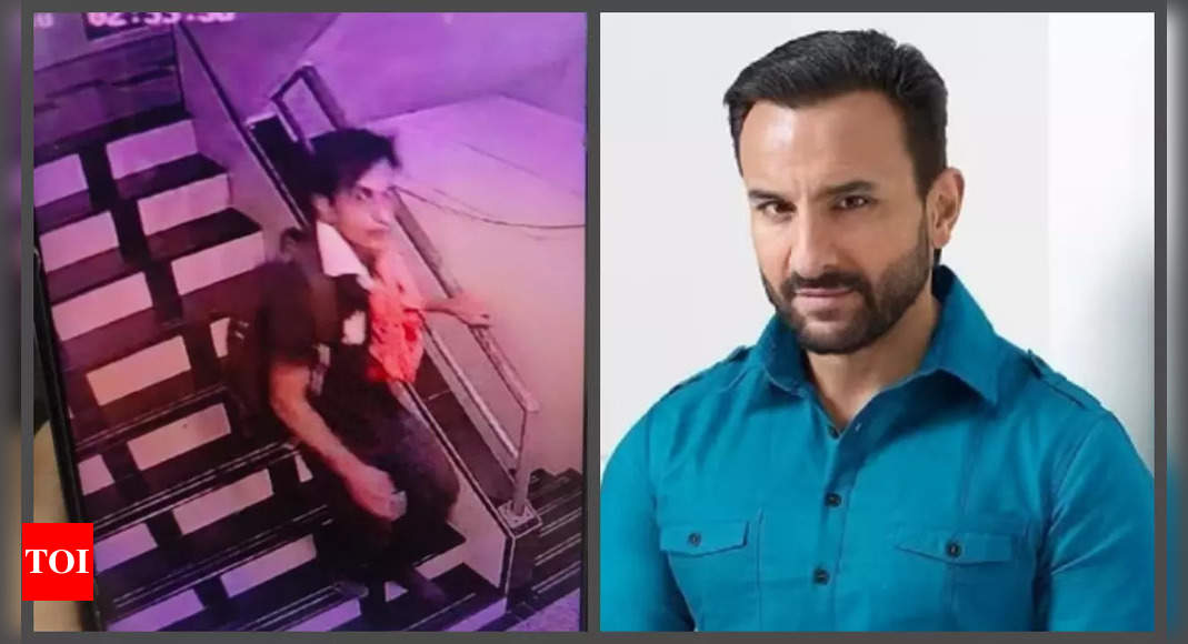 FIRST photo of Saif Ali Khan's attacker released; leaked CCTV footage shows suspect fleeing building through stairs