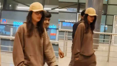 Priyanka Chopra's new video at Hyderabad airport sparks rumours about shooting for Mahesh Babu's 'SSMB29'