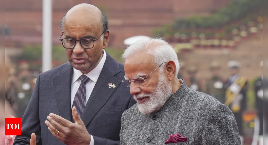 PM Modi meets visiting Singapore President Tharman Shanmugaratnam