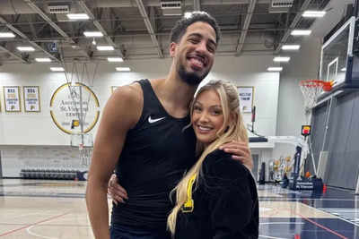 Tyrese Haliburton's girlfriend, Jade Jones, shares her excitement for their Paris adventures on Instagram: NBA, Love, and Ames the Dog!