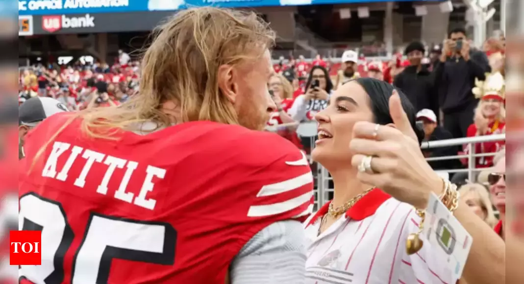 “Salute to Service Award” post shared by 49ers TE George Kittle’s wife, Claire