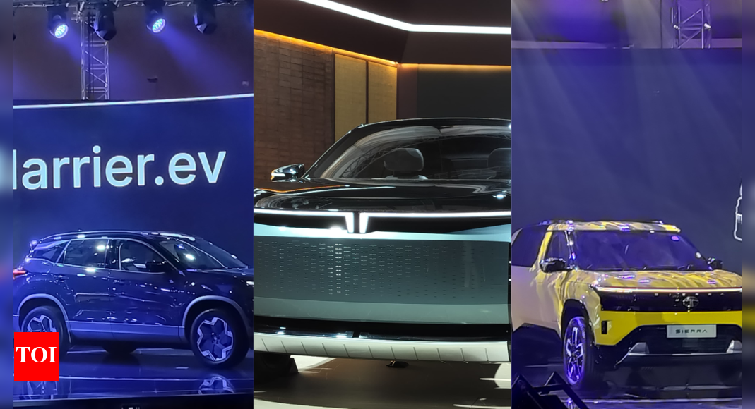 Bharat Mobility Global Expo: Tata Motors unveil new Sierra, Harrier EV, and Avinya X Concept