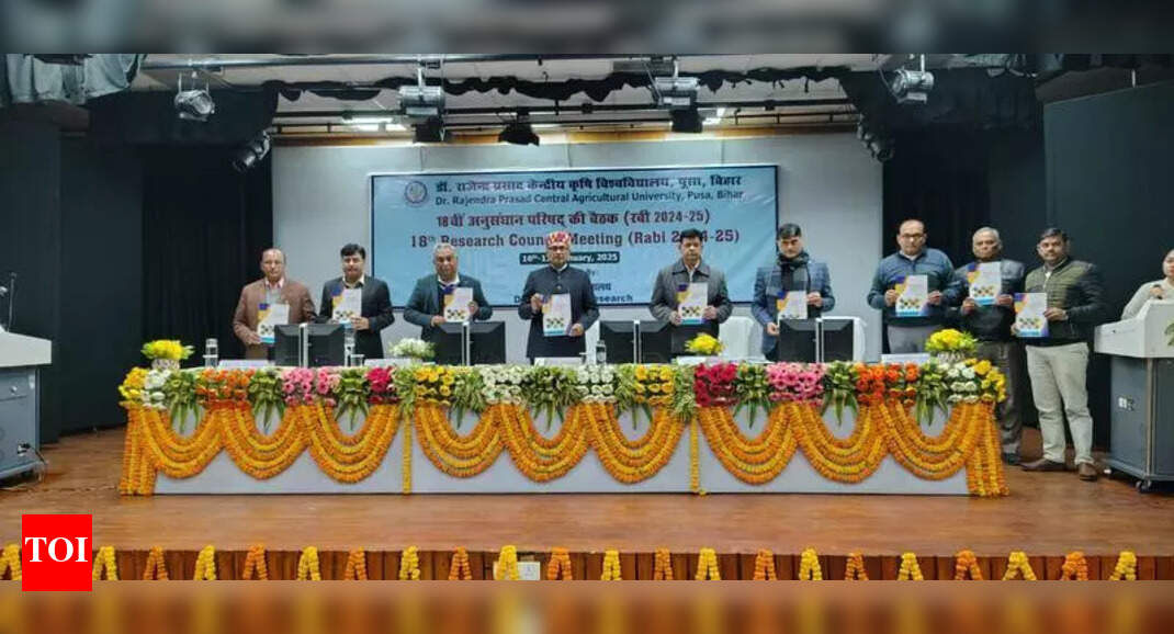 RPCAU develops new crop varieties, agri technologies - The Times of India