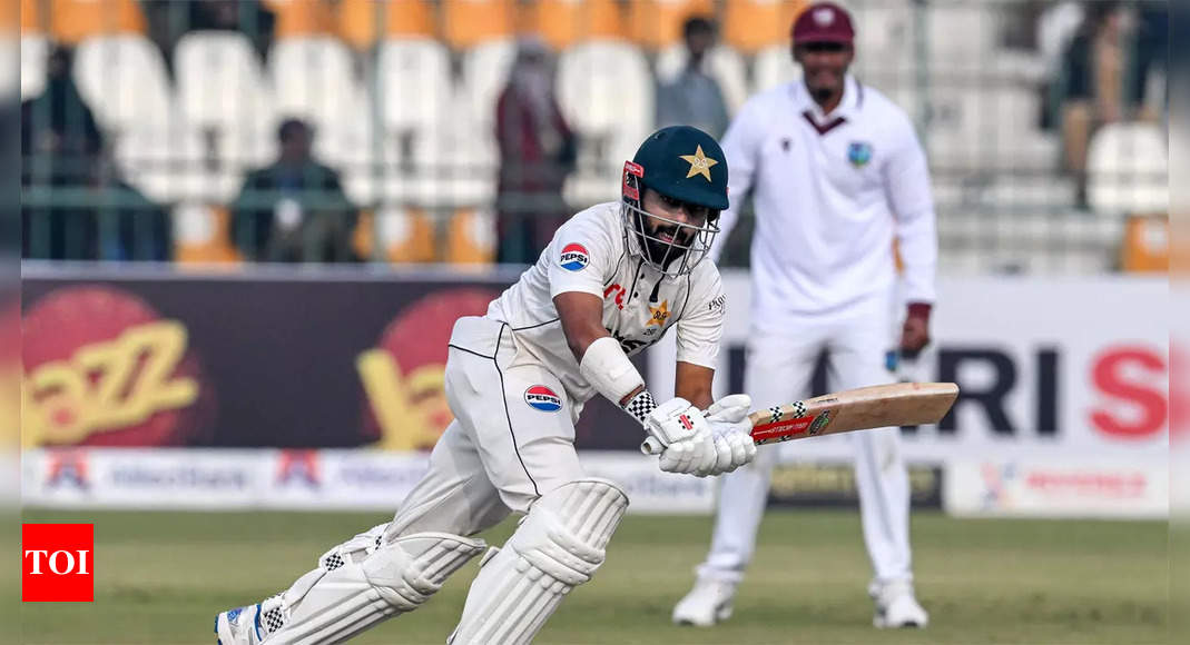 Saud Shakeel and Mohammad Rizwan lead Pakistan recovery in fog-hit first Windies Test